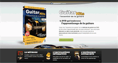Desktop Screenshot of guitarhits.fr